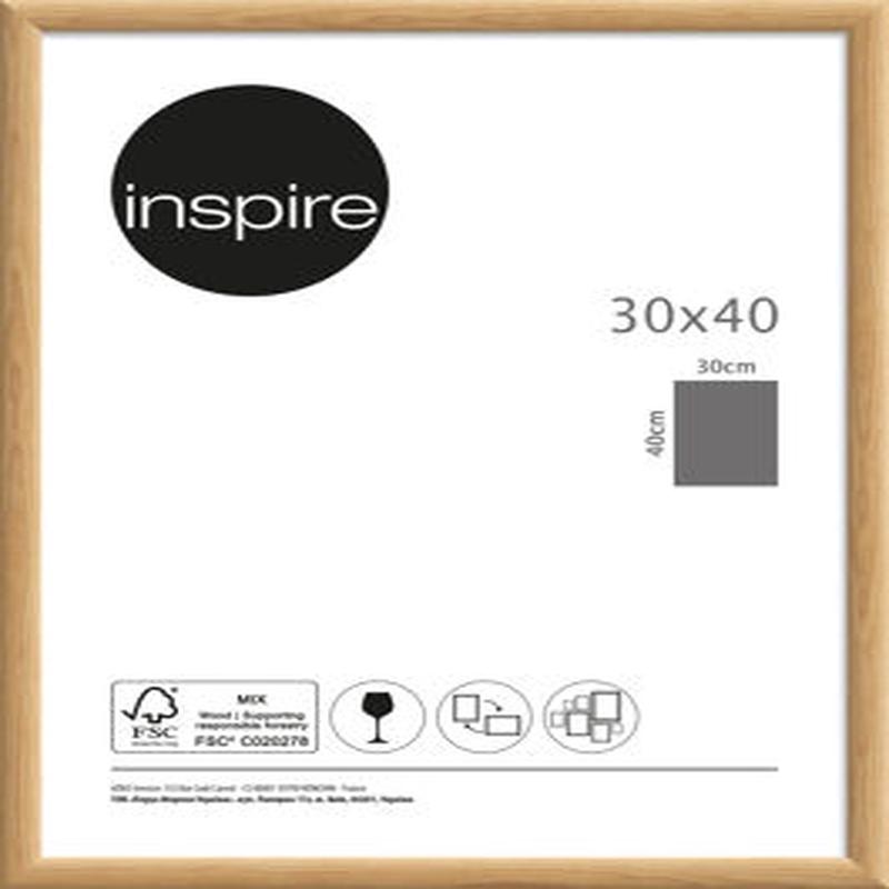 BOMBERINO FRAME 30X40 CM OAK WOOD