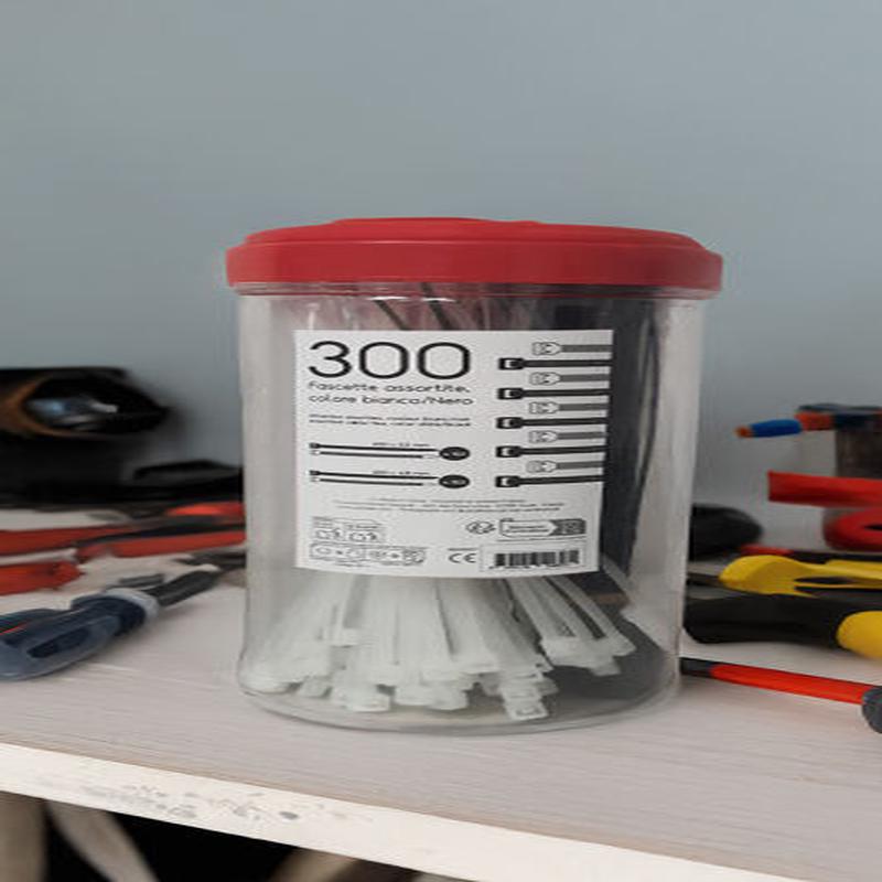 Black and White Cable Ties with assor sizes