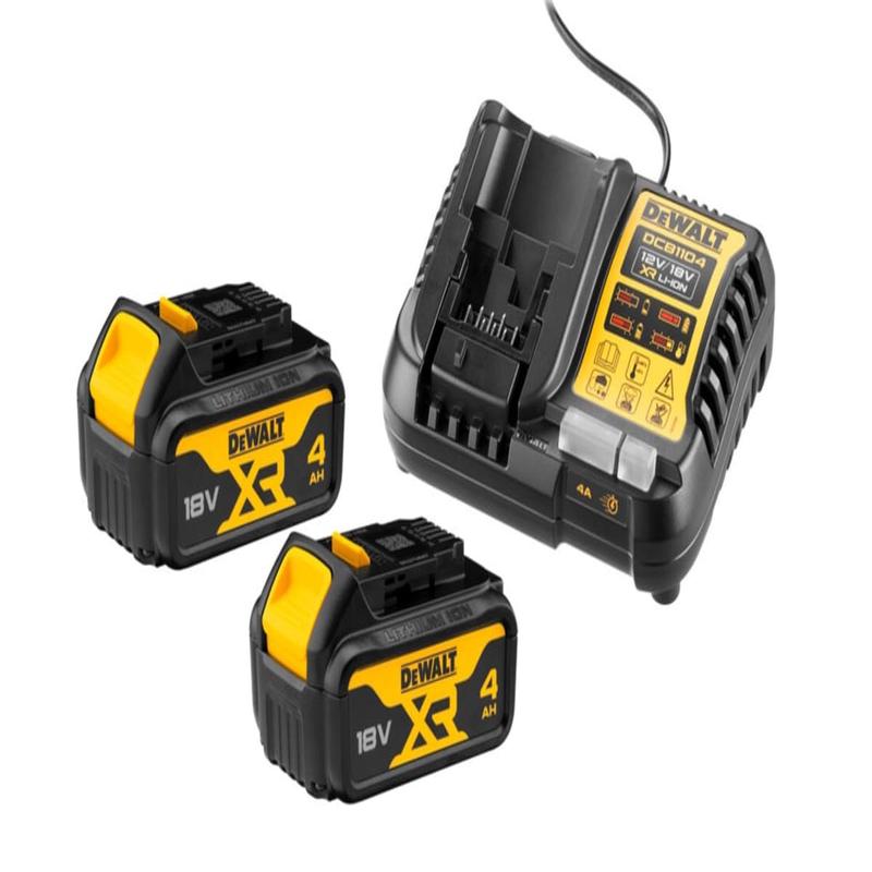 18V CHARGER KIT WITH 2 DEWALT 4AH BATTERIES