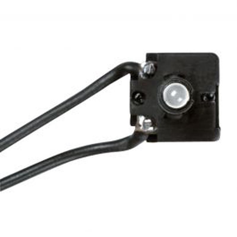 230VAC LED INDICATOR LIGHT W/WIRES WHITE NEA