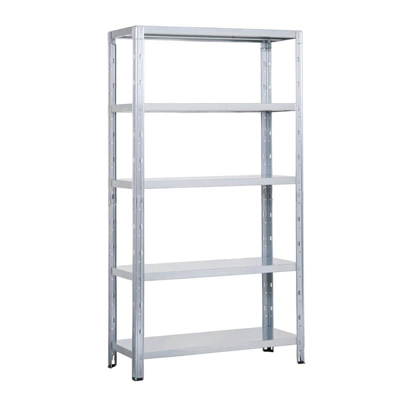 CROSSER SCAFFIELD W120xD50xH188 CM 5 RACKS CARRYING 200KG GALVANIZED METAL BRACKET