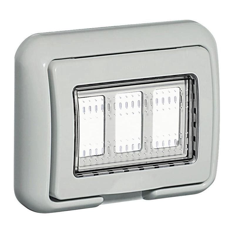 HYDROBOX COVER 3 PLACES IP55 WHITE