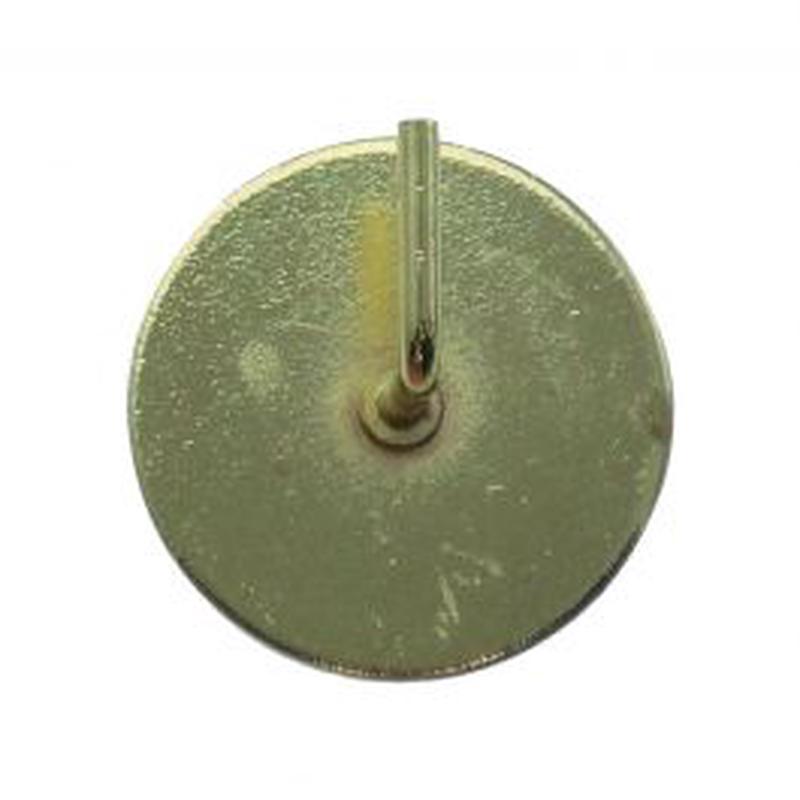 2 GOLD ROUND ADHESIVE HOLDERS