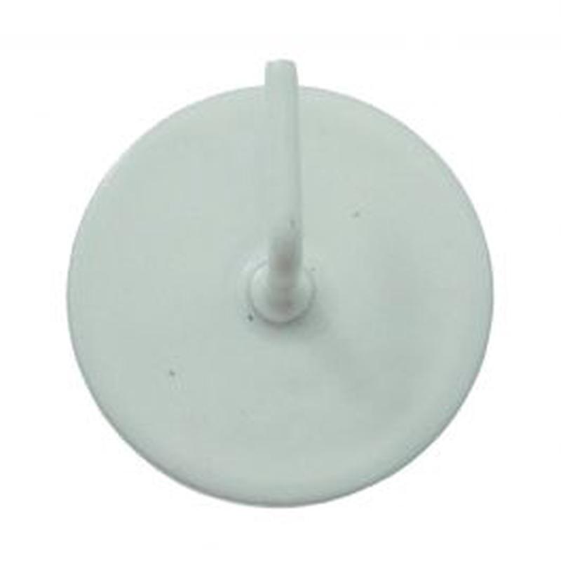 2 ROUND ADHESIVE HOLDERS WHITE